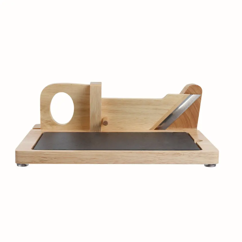 Guillotine à saucisson avec plateau en ardoise