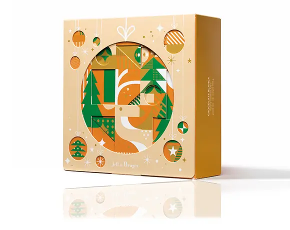 Ballotin beige 500 g chocolats blancs